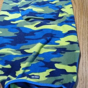 Lands End Fleece pull over dog coat